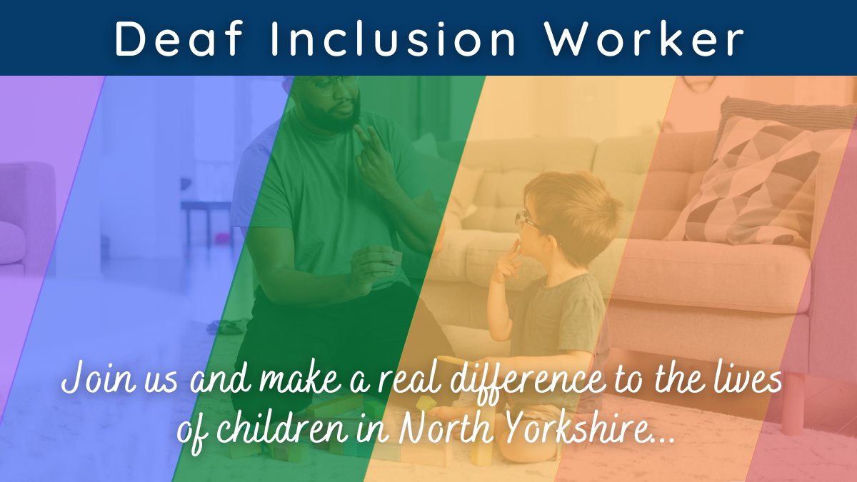 NycjobsUk's tweet photo. We have opportunities to join our Inclusion / Disabled Children's Service to support young people within North Yorkshire.

We are looking for a Deaf Inclusion Worker who is passionate about Deaf education. 

Apply Now: https://t.co/vlOcCPVtfM

#disabilityinclusion https://t.co/RLb3nOUkxj
