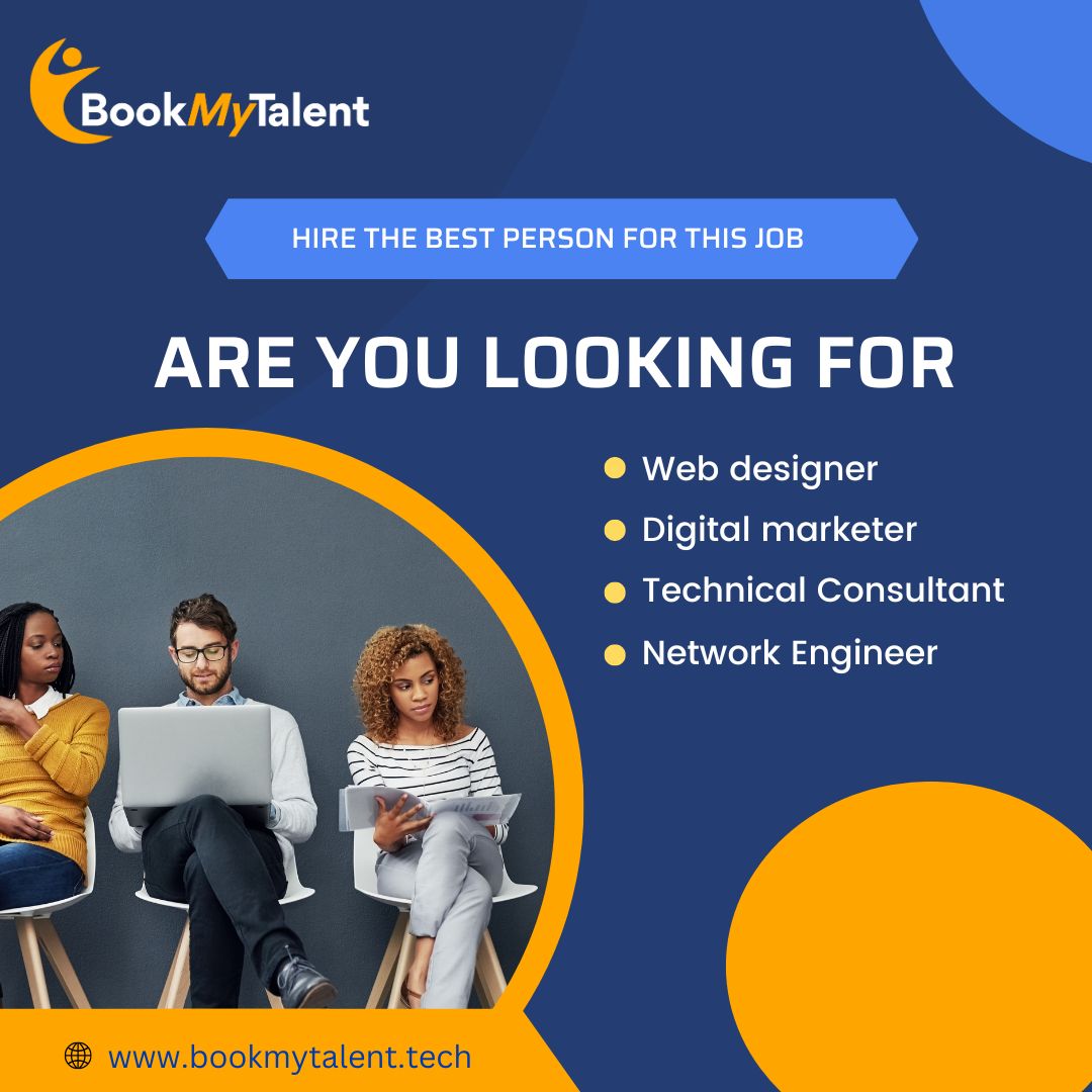 Say goodbye to wasted time and hello to personalized solutions! 

Our algorithm analyzes your needs and matches your requirements like a pro. 

#EfficiencyAtItsFinest #PersonalizedSolutions #AlgorithmAnalysis #Bookmytalent #hire #ResourceAgency #GetHelp #BMT #hireDeveloper