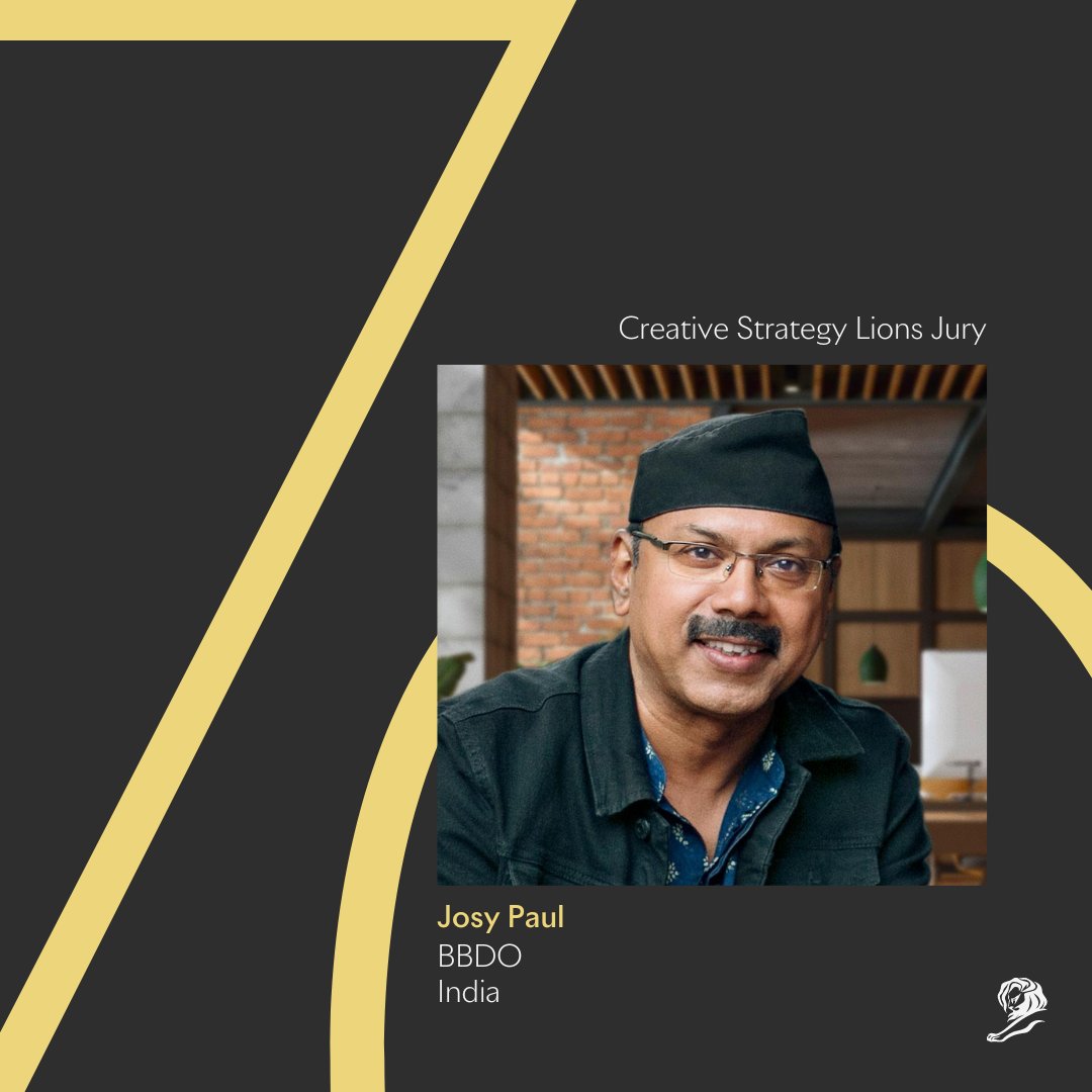 "I am excited to announce that I will be serving as a final Jury member for the Creative Strategy Lions category at Cannes 2023! It's an honor to be a part of this year's panel, and I can't wait to see the inspiring work that will be presented."
#CannesLions70  <a href="/Cannes_Lions/">LIONS | The Home of Creativity</a>