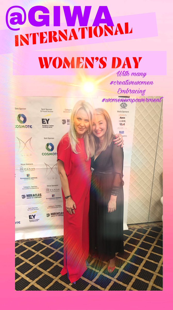 When we feel empowered we create worlds! Thank you the women behind the wonderful organization of #GIWA #Awards2023