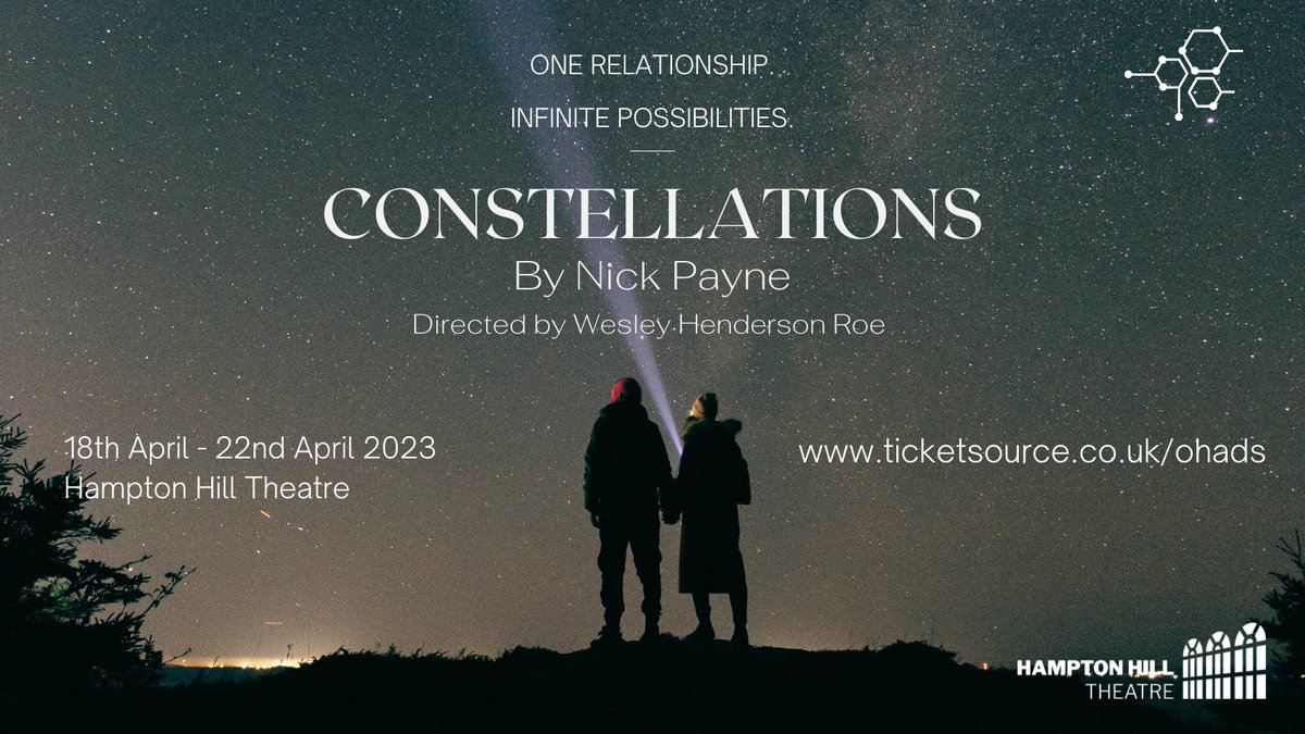 carterjsarah's tweet photo. @artsrichmonduk @richmondtimes @Visit_Richmond1 @HamptHilltweets @LoveHamptonHill @TwickTribune @HamptonPN @HamptonSchool 

Coming to @Hamptonhilltheatre next week.
An award winning play by Nick Payne, a heart-breaking love story of endless invention.

https://t.co/ma3AFpAOX7 https://t.co/LTQ4UJsYcP