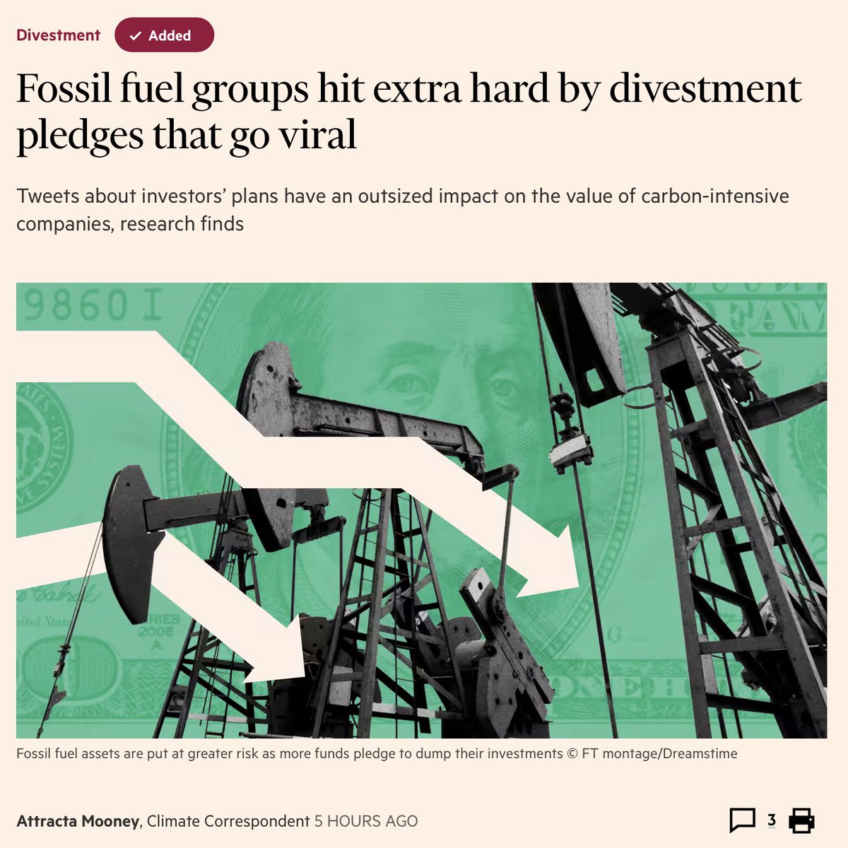 Marco Becht (@marcobecht) on Twitter photo Voice Through Divestment. "Tweets about investors’ plans have an outsized impact on the value of carbon-intensive companies, research finds:"
papers.ssrn.com/sol3/papers.cf…
#divestment #divest #keepitintheground #fossilfree <a href="/350/">350 dot org</a> <a href="/standearth/">Stand.earth</a> <a href="/CarbonBubble/">Carbon Tracker</a> <a href="/FT/">Financial Times</a> Voice Through Divestment. "Tweets about investors’ plans have an outsized impact on the value of carbon-intensive companies, research finds:"
papers.ssrn.com/sol3/papers.cf…
#divestment #divest #keepitintheground #fossilfree <a href="/350/">350 dot org</a> <a href="/standearth/">Stand.earth</a> <a href="/CarbonBubble/">Carbon Tracker</a> <a href="/FT/">Financial Times</a>