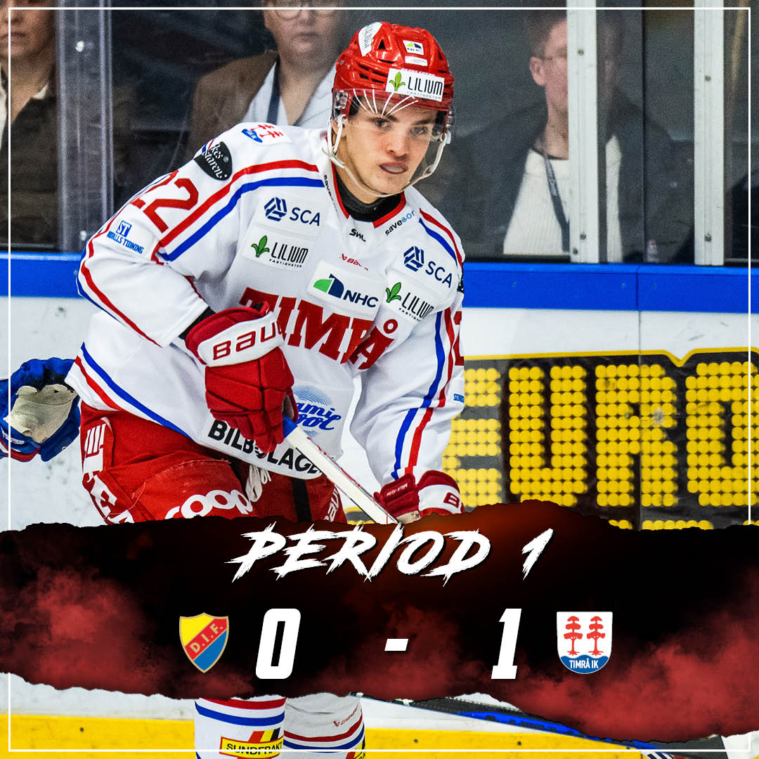 Bronsmatchens första period är över och vi har en ledning med 1-0 efter mål av Carl Jacobson! #Timraik #timraikj20 <a href="/timrajuniorer/">Timrå IK Junior</a>