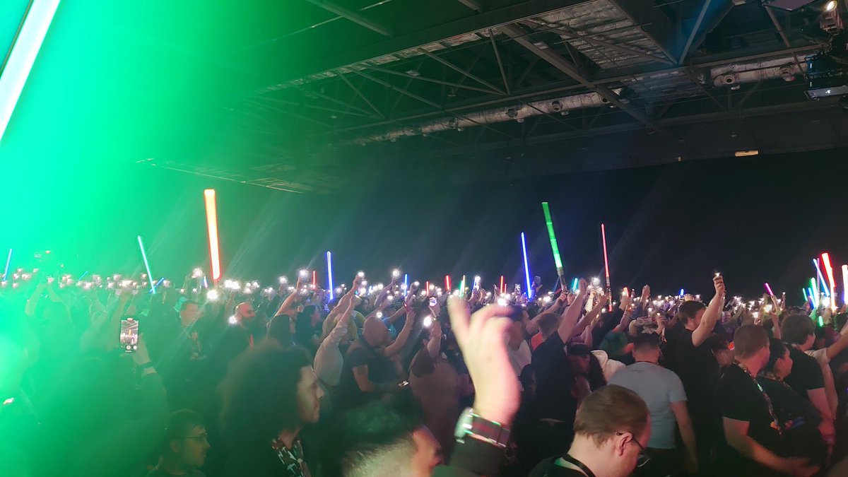 CelebratingSW's tweet image. This moment from the pre-show to games night, this right here is #StarWarsCelebration and that feeling is everything
#YesSWC2023