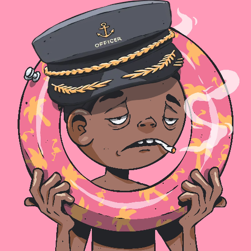 First ever <a href="/SavedSoulsNFT/">🛟 Saved Souls 🛟</a> to wear the officer hat!