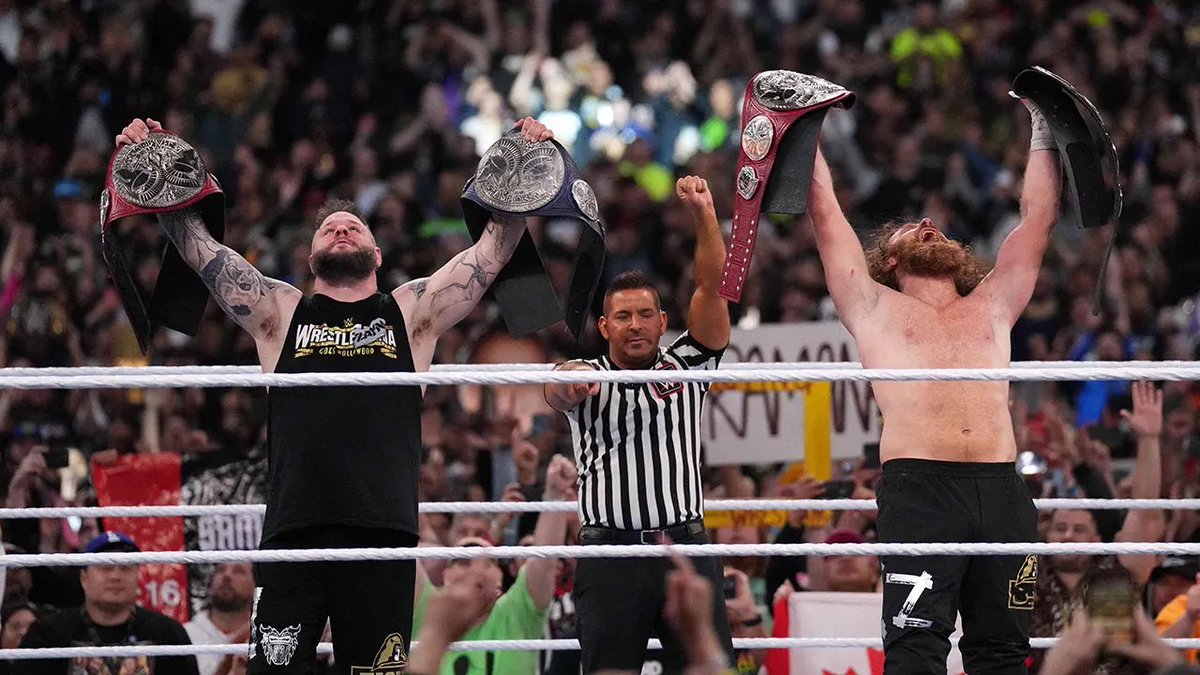AEWRANK1's tweet photo. Wrestlemania 39 Night One Grade: A 

This was clearly the better of the two nights for Wrestlemania this year. The best closing two matches for a Wrestlemania in a long time and it’s always nice to see Cena back. 

#WWE #Wrestlemania #Wrestlemania39 https://t.co/k48jx9AbC8