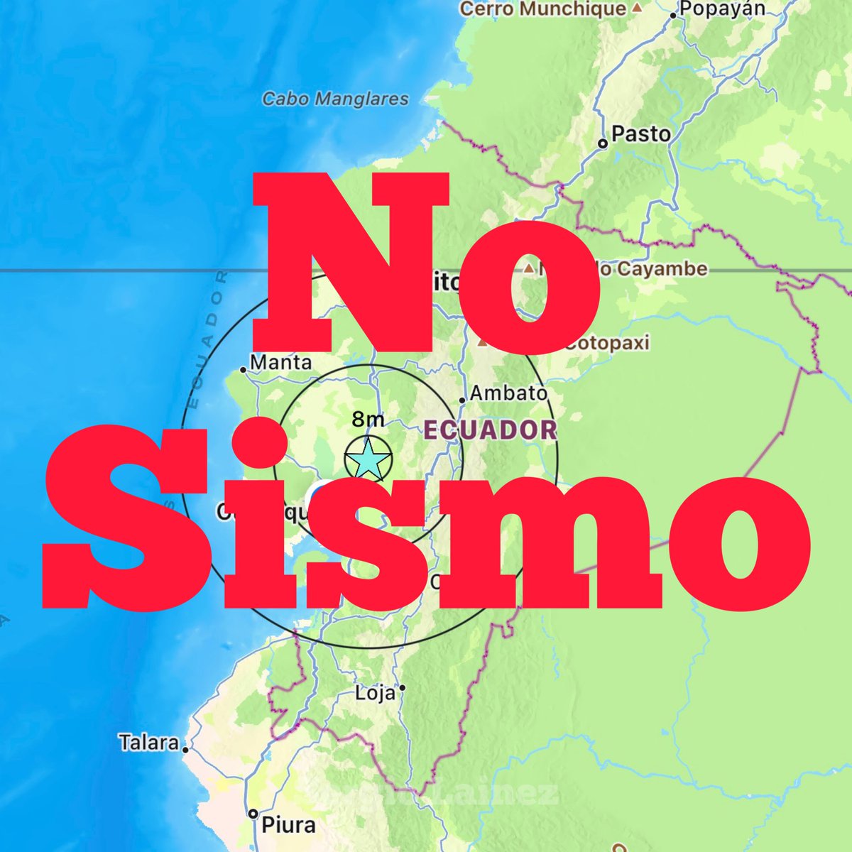 Sargox's tweet photo. 🚨Hace pocos minutos sonó la respectiva alarma sísmica en los distintos celulares que se encuentran en #Ecuador.
❌ No sucedió ningún evento sísmico, se trata de una tormenta eléctrica presente al noreste de Gye que mediante sus ondas pudo activar el sistema. #Sismo #Guayaquil https://t.co/iVY0mMKlJN