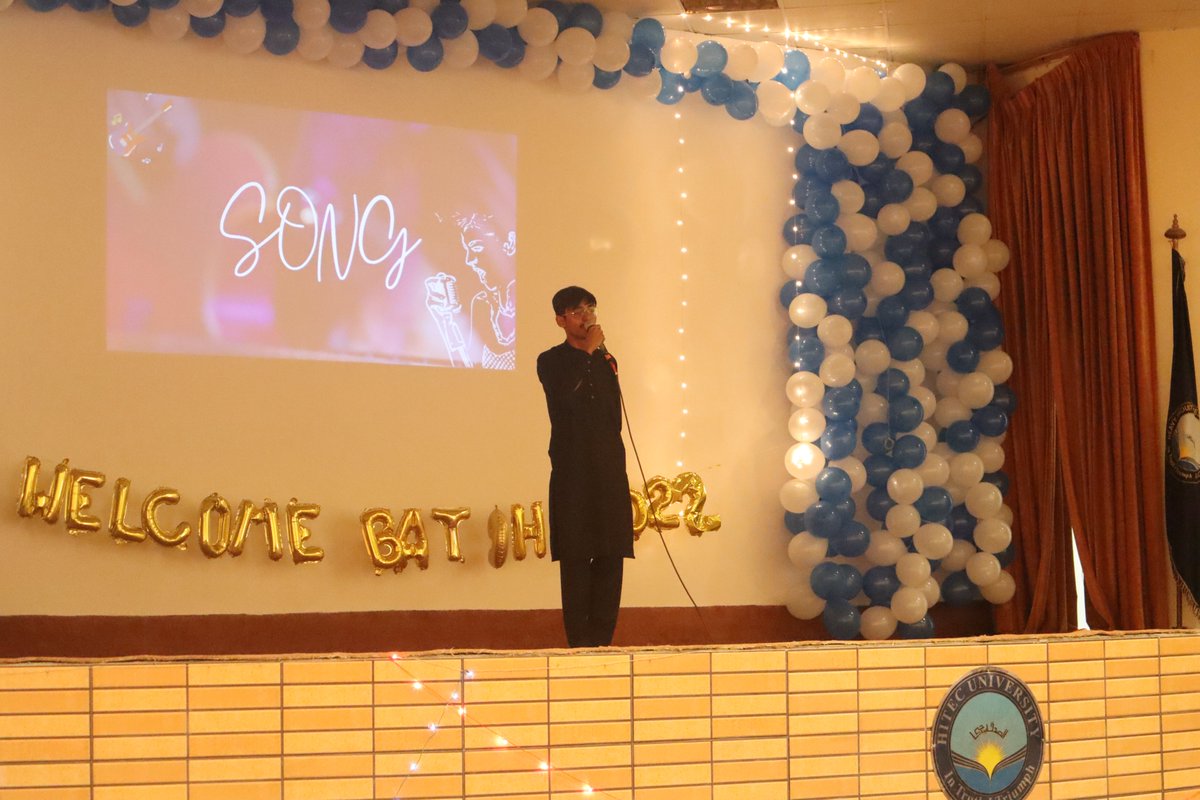 OfficialHITEC's tweet photo. Welcome Party
The students of Batch-2021 of the civil engineering department organized a welcome party for their junior fellows of Batch-2022. This event was focused to enhance the managerial and interpersonal skills of the students by participation in extracurricular activities https://t.co/UZUxJFAEjk