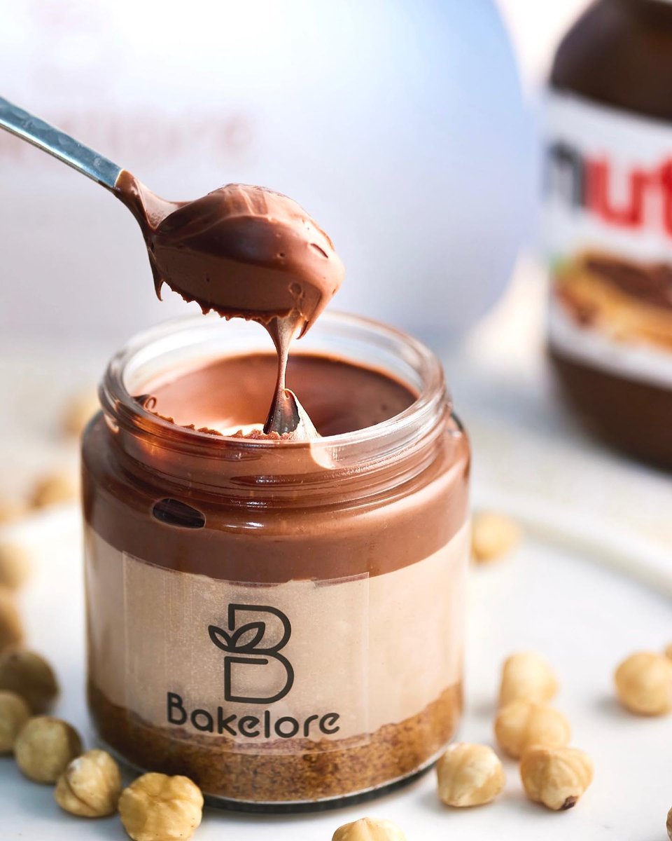 Bakelore_Bakery's tweet photo. There is nobody who resents Nutella, this is heaven for all you Nutella lovers.

Try our Nutella cheesecake jars to know what it means to fall in love with a dessert.

#bakelore #hyderabad #bakery #nutella #bakelorebakery #bakeryshop #cakeshop #hyderabadbakery #madhapur #cakes https://t.co/IndUr9hVZ1