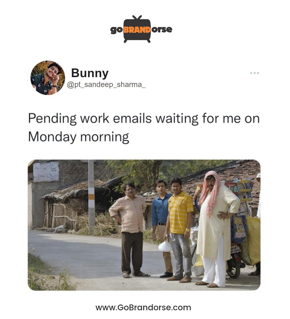 GoBrandorse's tweet photo. pending work emails waiting for me on Monday Morning 🥴
.
.

#gobrandorse #mondaymood #mondayworkout #mondaymemes #memesdaily https://t.co/a5urNvvRLg
