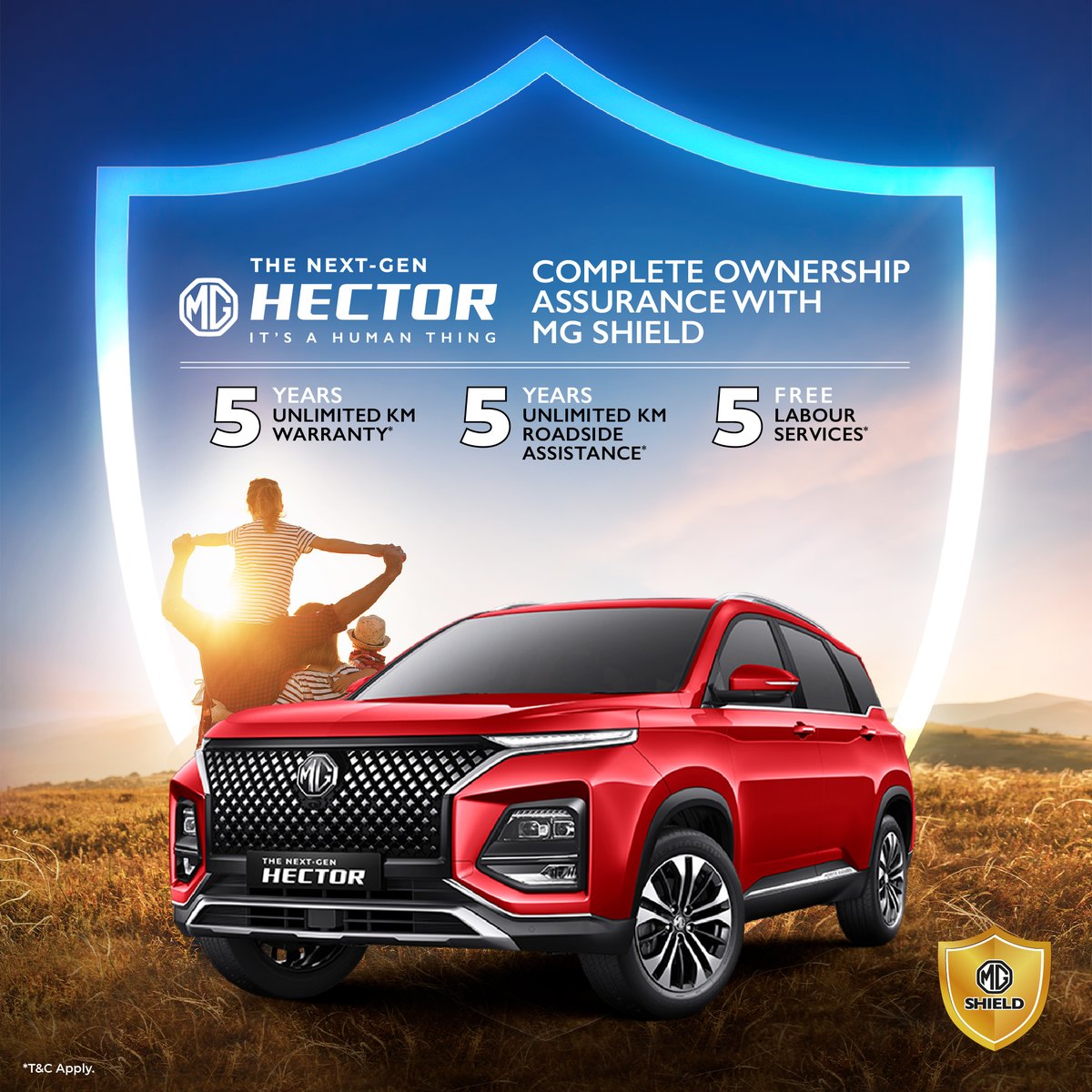 MGMotorIn's tweet photo. Get priority access to hassle-free services across the country with #MGShield complete ownership.
#NextGenHector #MG #Hector #InternetCar #SUV #ItsAHumanThing #MGHector #MorrisGaragesIndia #MGMotorIndia https://t.co/kIeHCoiCES