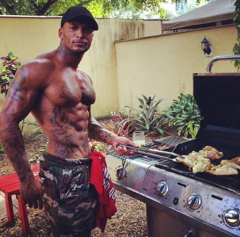 Grillin'.