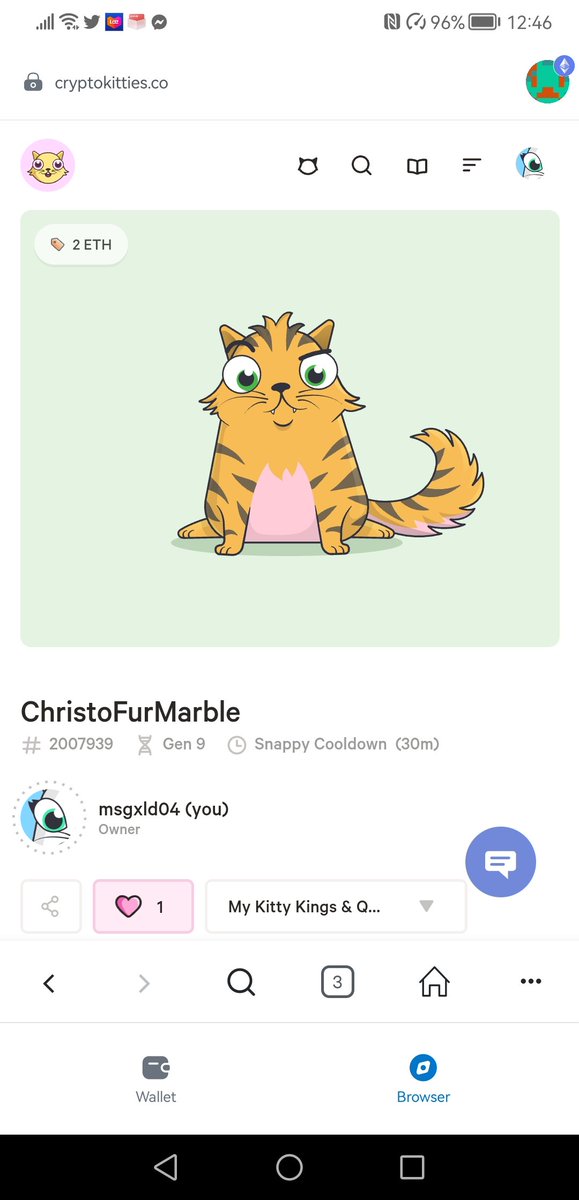 MissGxLD's tweet photo. Hi to all NFT collectors, I am Selling all my 3 beloved #cryptokitties collections. 😥 Had a emergency and badly needed a fund. PM me for anyone to who are interested. Sincerely Thank you 🙏❤️  #nftcollectors #NFT #NFTCommunity #ETH
 0x04BA1B51c3e9a3A303C5542C4DBe62Ad28D1242f https://t.co/b4OyOrA2Dj