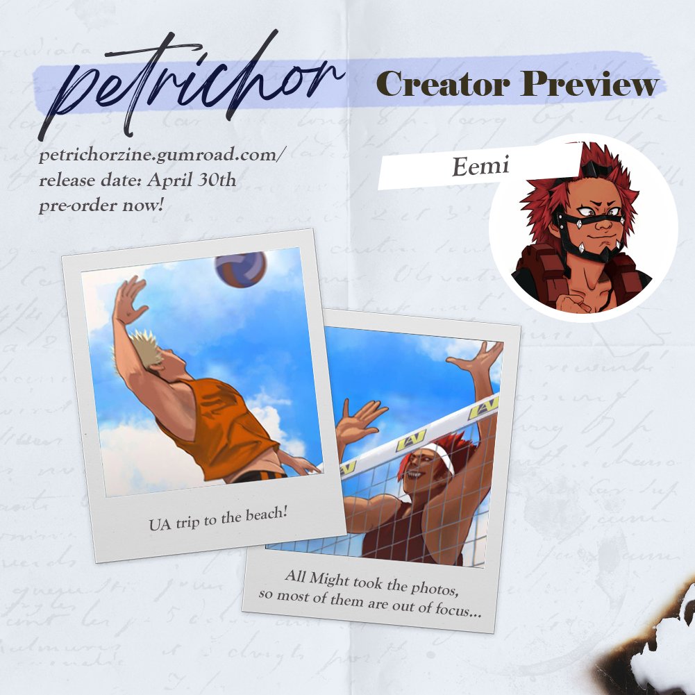 eemdraws's tweet photo. The preorders for @petrichor_krbk zine are open!! Come get your Four Seasons of KRBK https://t.co/RhGYQdMvEe
