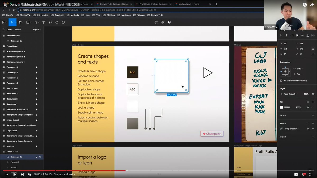 KevinWee90's tweet photo. 🚨 Hi #DataFam, I recently expanded my @Tableau x @Figma workshop into a two-part series, now all vids and learning resources are freely available: https://t.co/3u34xYSXoJ 

Dashboard: https://t.co/jiPYm2lZhA

May the materials help you learn both tools! 😊

#dataviz #design https://t.co/t70yFoWzS0