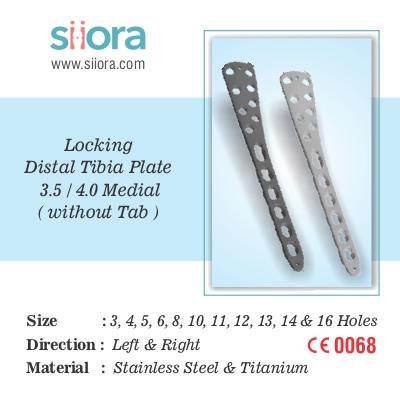 siorasurgicals's tweet image. The locking Distal Tibia Plate is used for the treatment of multi-fragmentary fractures, periprosthetic fractures, non-unions, and malunions of the distal tibia.
siiora.com/product/lockin…
#DistalTibiaPlate @siorasurgicals #orthopedic #devices #instruments #trauma #ortho #medial
