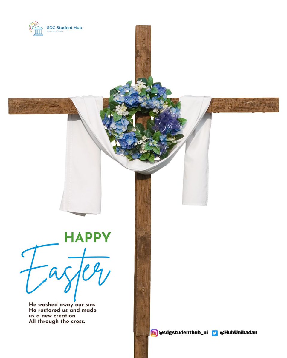 HubUnibadan's tweet photo. Still in the spirit of the Resurrection Morning 🤩
HAPPY EASTER CELEBRATIONS🎉

#sdgstudenthubui #Easter #Easter2023 #HeIsRisen #SDGs https://t.co/t0mW1DASsk