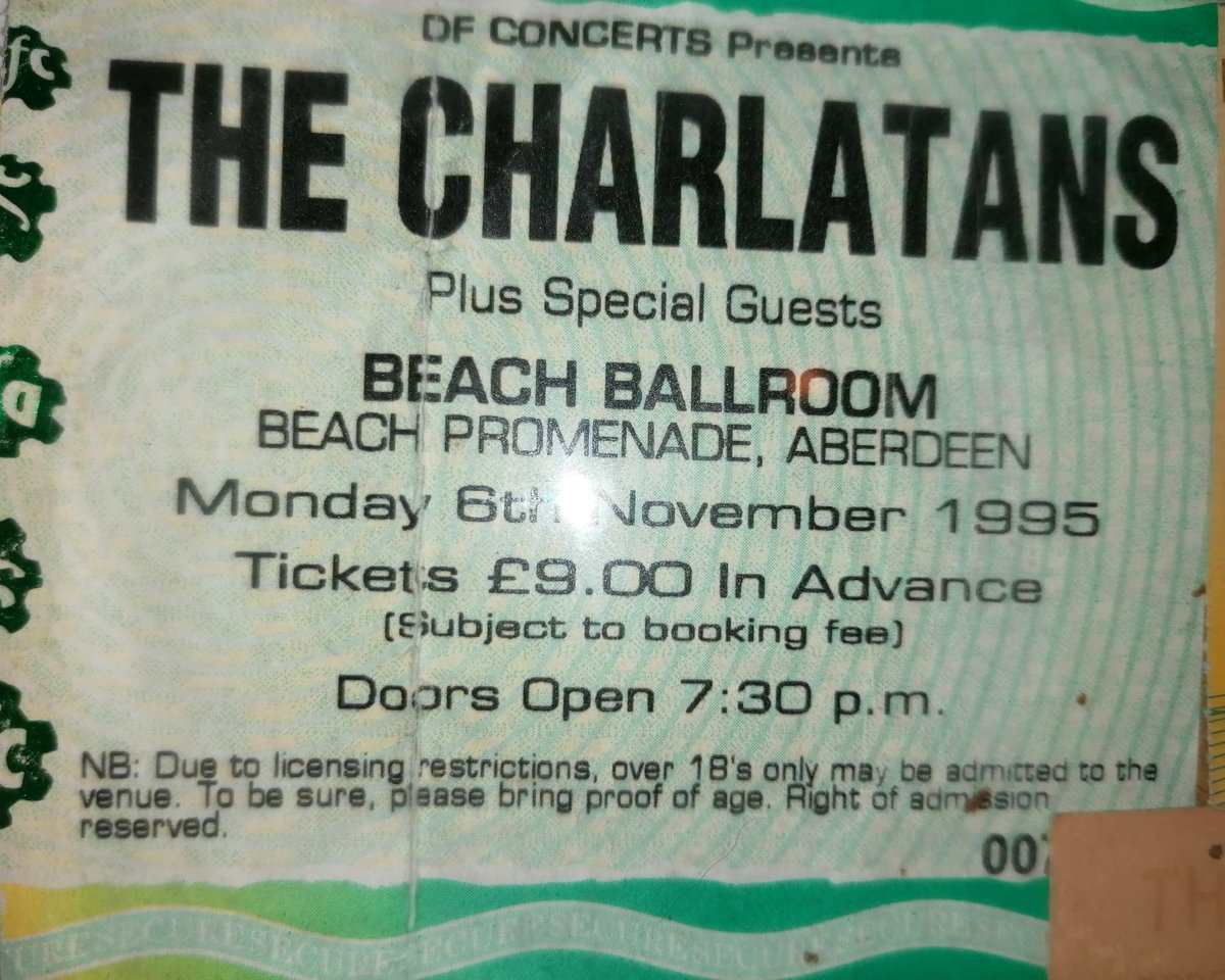 kharley81's tweet photo. @Tim_Burgess Been to many but here's the highlights of a 30 year career as a charlatans fanboy from Aberdeen. Was gutted there was no stub for Ayia Napa, the wristband was all we got https://t.co/tamQNMEFJ5