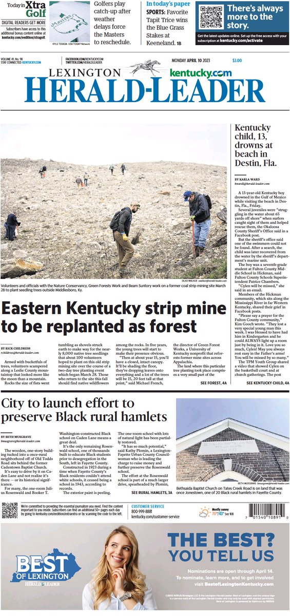 🇺🇸 Eastern Kentucky Strip Mine To Be Replanted As Forest

▫<a href="/RickOChildress/">Rick Childress</a>
▫is.gd/gSSENW 🇺🇸

#frontpagestoday #USA <a href="/heraldleader/">Lexington Herald-Leader</a>