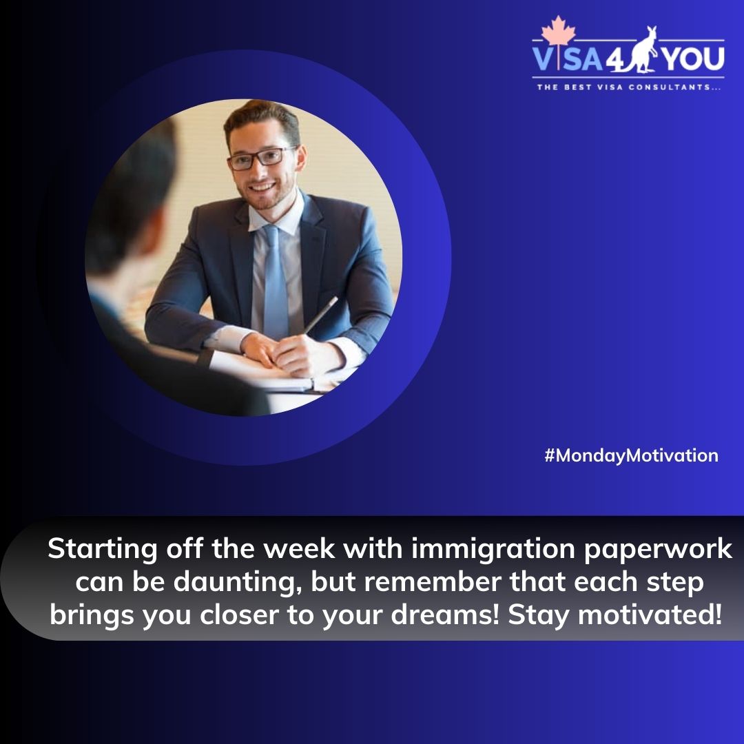 #MondayMotivation #VisaImmigration #DreamsComeTrue #ImmigrationJourney #AchieveYourDreams  #InspirationMonday #Visa4You