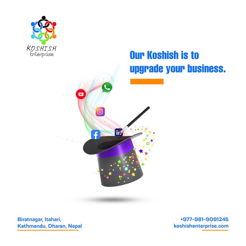 enterprise369's tweet photo. Maximize your reach and engagement with our comprehensive digital marketing services.
Contact: 981-9091245
Address: Roadcess, Biratnagar
Email: koshish.enterprise369@gmail.com
#Marketing #branding #onlinebusiness #business #socialmedia #digitalmarketing #socialmediamarketing https://t.co/g7MRTknoFd
