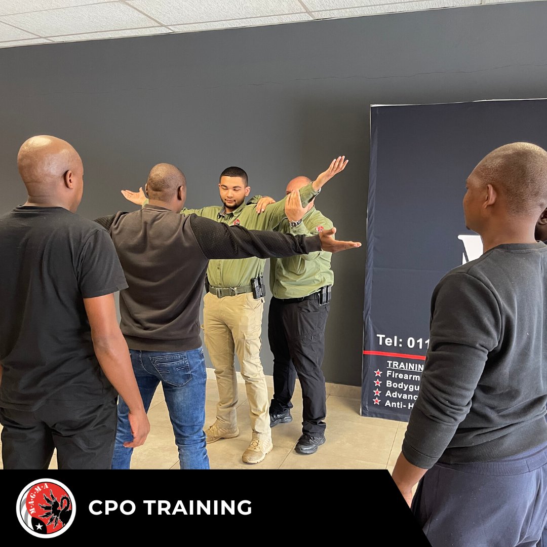 MagmaSecurity's tweet image. Ready to take your protection skills to the next level? Our CPO course is designed to equip you with the knowledge and techniques needed to keep your clients safe in any situation. 

☎️ : +27 11 894-3076/
📧 : info@magmaconsultants.co.za
🌐 : magmaconsultants.co.za

#cpotraining