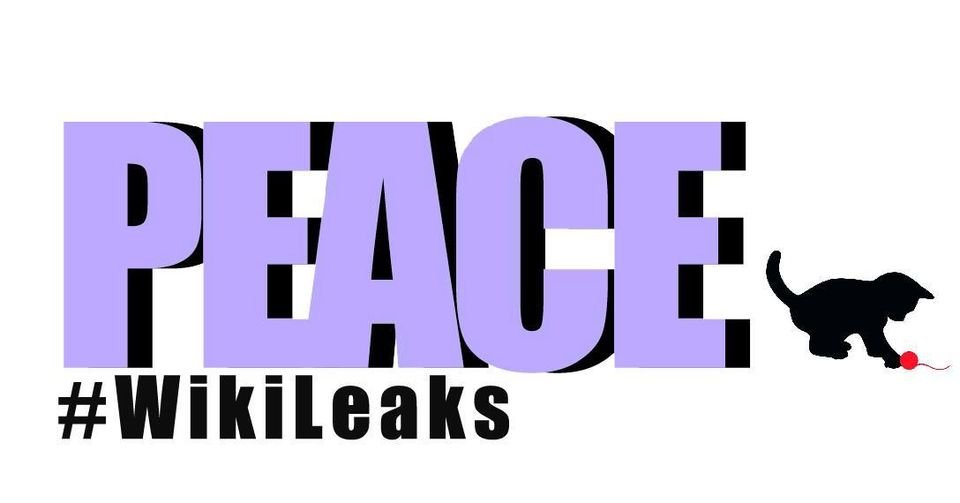 WLArtForce's tweet photo. 'If Wars Can Be Started By Lies, 
#Peace Can Be Started By Truth' 
#JulianAssange  

#FreeAssangeNOW  #DropTheCharges https://t.co/idb8F28ZGH