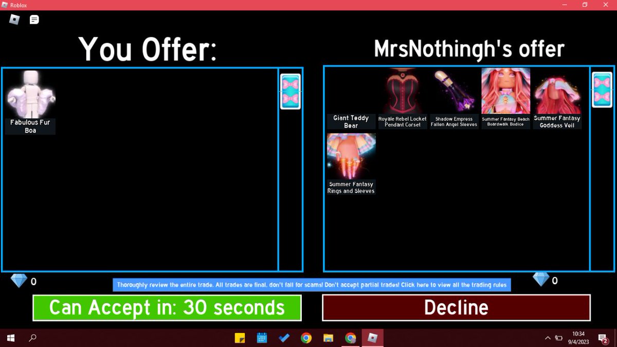 gabyswt's tweet photo. i traded that fur boa for those items lmao 

#royalehightrading #royalehightrades #RoyaleHighHalo #royalehigh #royalehightrade #roblox https://t.co/tEsy0Z9lF4