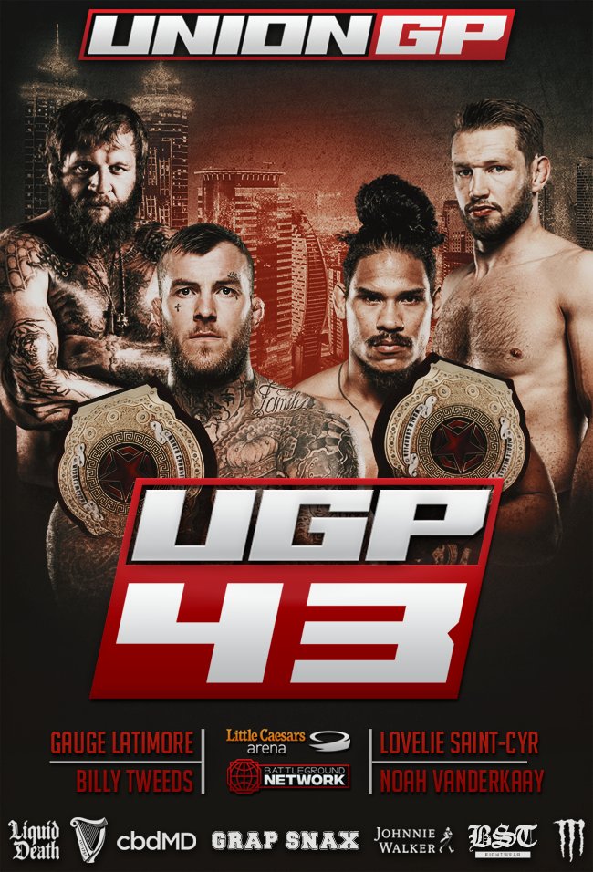 Union_GP's tweet photo. 𝐔𝐆𝐏 𝟒𝟑: 𝐋𝐀𝐓𝐓𝐈𝐌𝐎𝐑𝐄 𝐯𝐬 𝐓𝐖𝐄𝐄𝐃𝐒

🗓️ April 23, 2023
🏟️ Little Caesars Arena
📍 Detroit, Michigan
📺 @BattlegroundNet 

🔗: https://t.co/osScOCXiAj https://t.co/dqq5BFNXYv