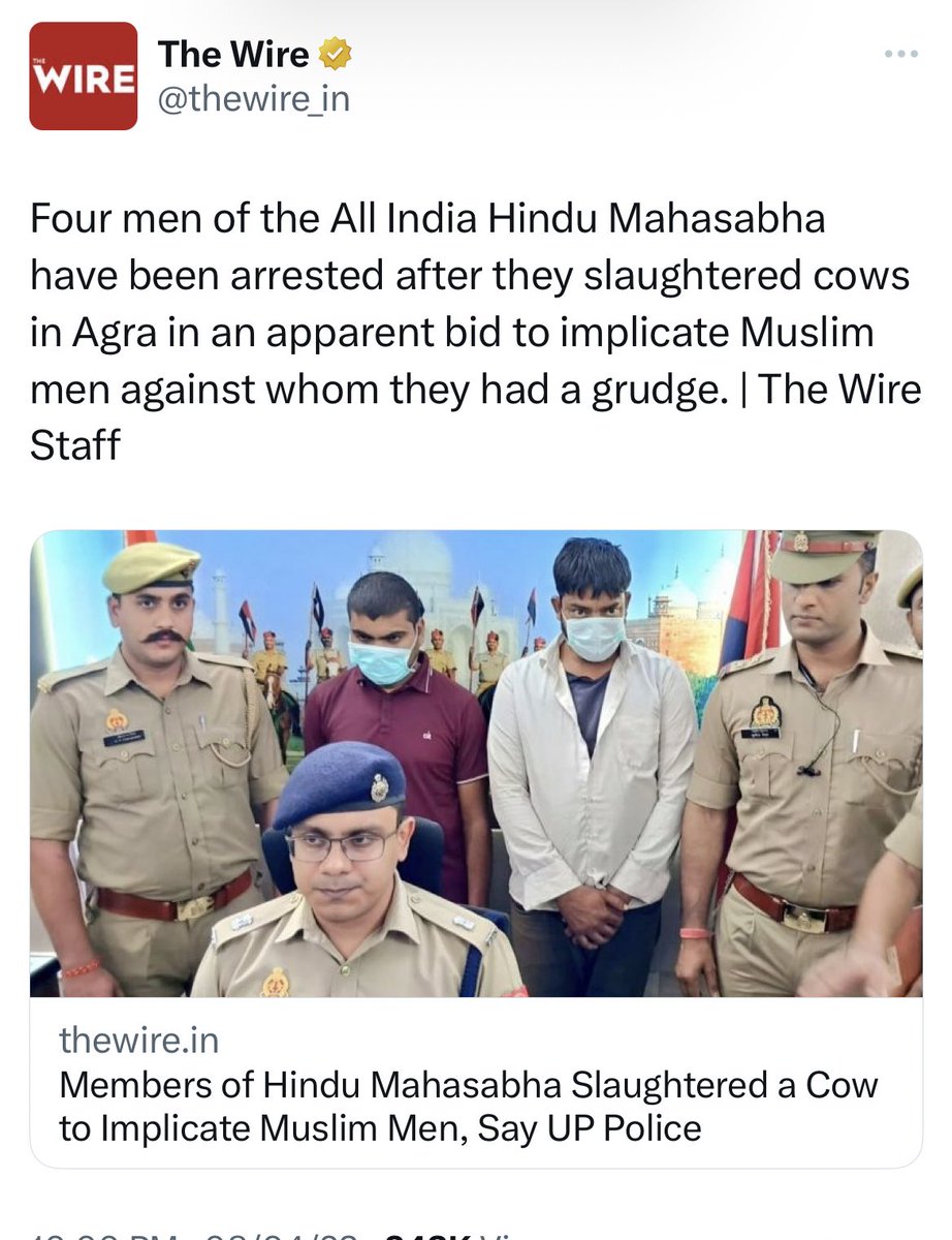 RanaAyyub's tweet photo. Exhibit E : You slaughter something you refer as your ‘mother’ to implicate Muslims. Just how deep is your hatred against Muslims and how dishonest are your claims of piety. https://t.co/SryTfZuy53