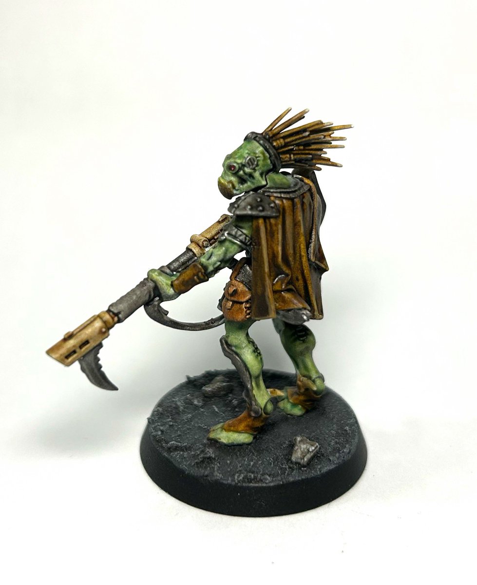 First Kroot painted from Blackstone Fortress, now I want a full Kroot army. #warhammer40k #WarhammerCommunity
