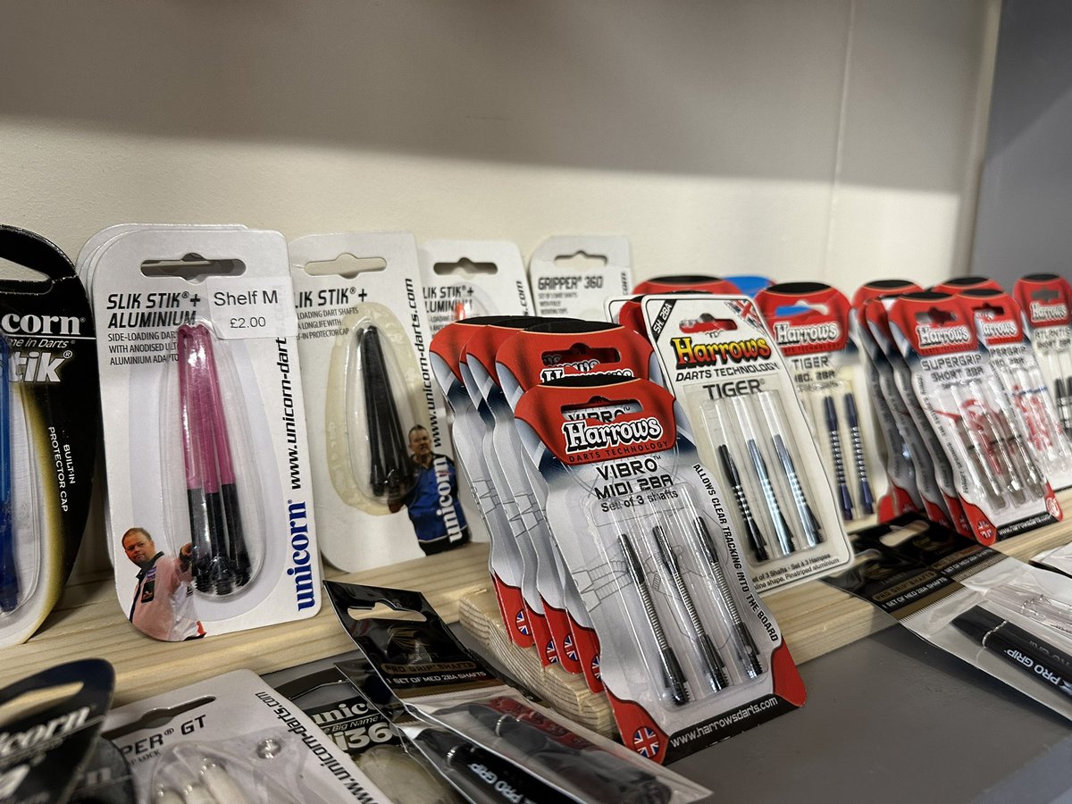 Check out or new sales area upstairs at Grants Forge - Darlington Street #Wigan WN1 3BT. With free on site parking. 

Lots more stock to come. But currently stocked with lots of flights and stems. Priced to sell. 

Located upstairs near the cafe!