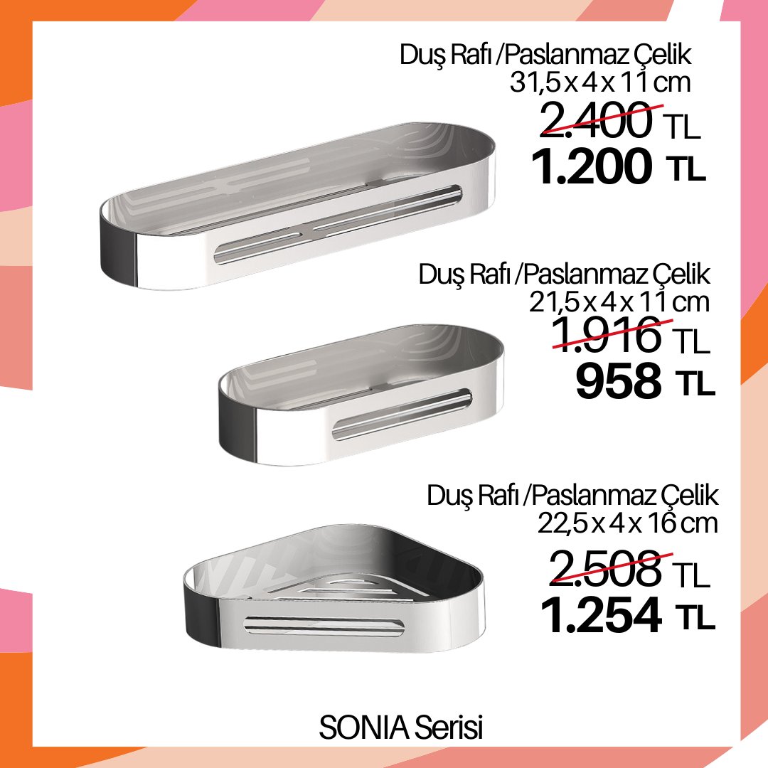 ArmaSeramik's tweet photo. 3 Nisan-2 Haziran 2023 tarihleri arasında geçerli olacak Bahar Kampanyası ithal banyo aksesuarlarında Sonia, GEDY, SANCO, brabantia ve OMG'nin bazı serilerinde geçerlidir.Daha detaylı bilgi için mağazalarımızı arayabilirsiniz.
#armaseramik #sıvısabunluk #sabunluk #duşrafı https://t.co/g846eF7f1f