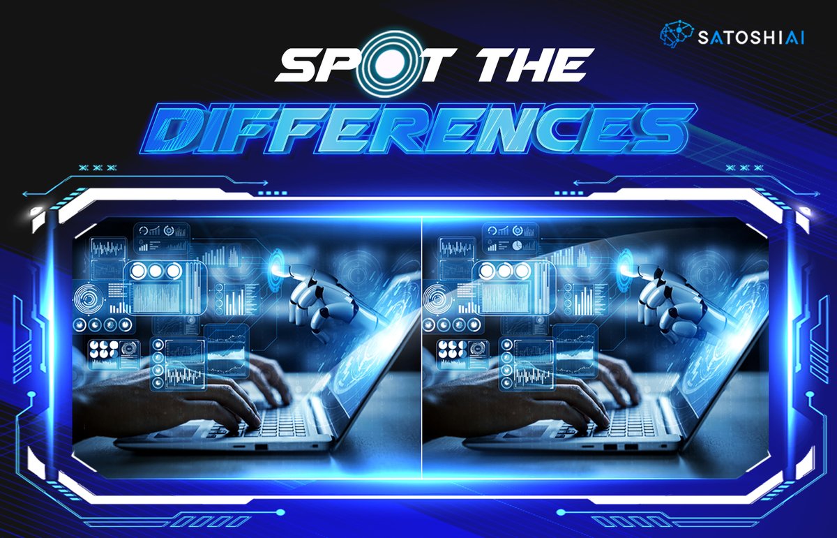 satoshi_ai_'s tweet image. 🔎🕵️‍♀️ Are you ready to put your spotting skills to the test? Spot the 6 differences and win SF!

First 1️⃣0️⃣0️⃣ with the right answer win! 🏆 
Period: 10th - 17th April 2023 📅

How to win?
🐦Follow @satoshi_ai_ &amp;amp; RT
🏷Tag 3 friends
✍️Comment your answer + an AI creative slogan