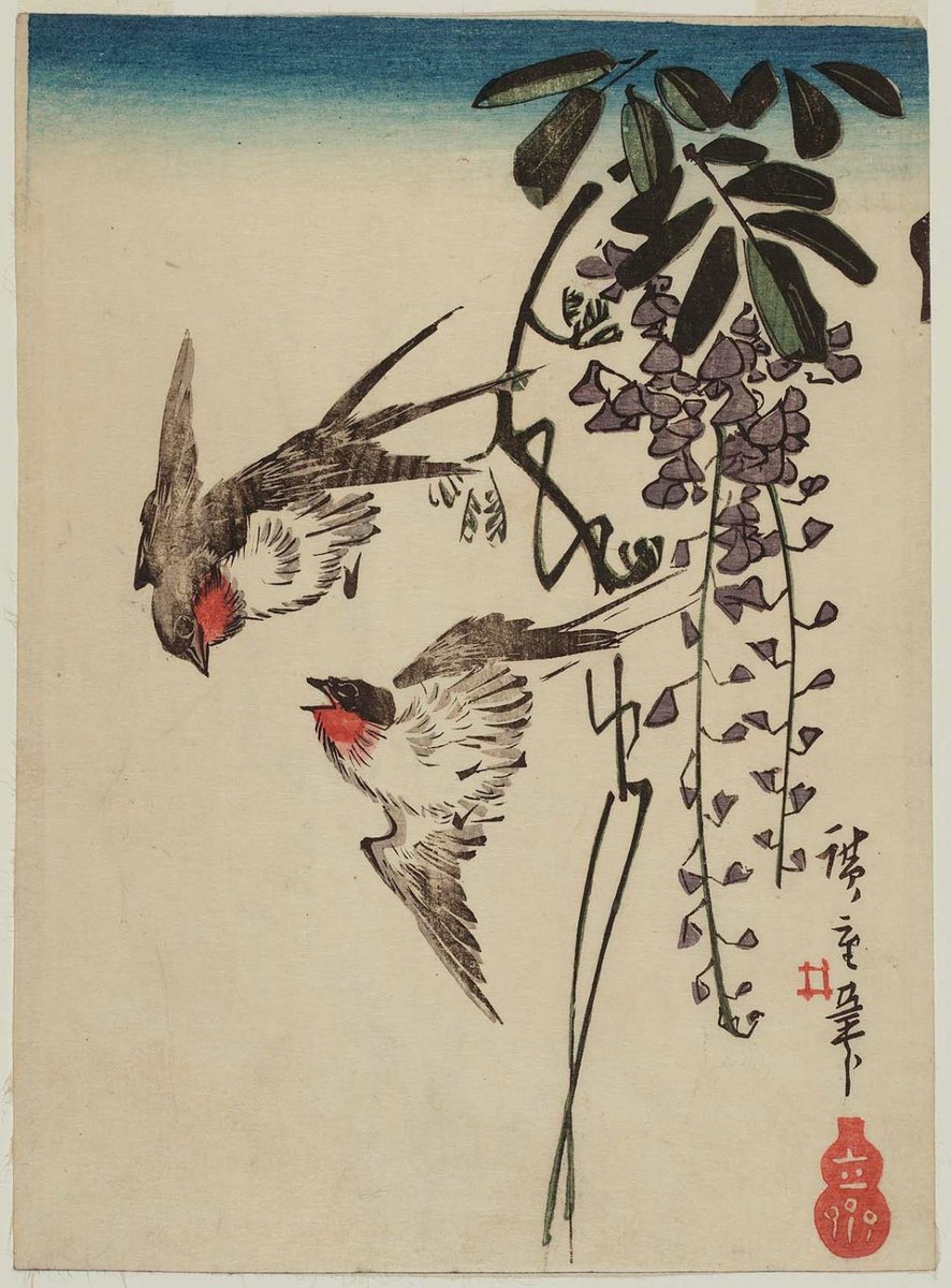 Ya no son flores:
las semillas de glicina
se vuelven haiku
藤の実は俳諧にせん花の跡

(Matsuo Bashô) #haikudellunes