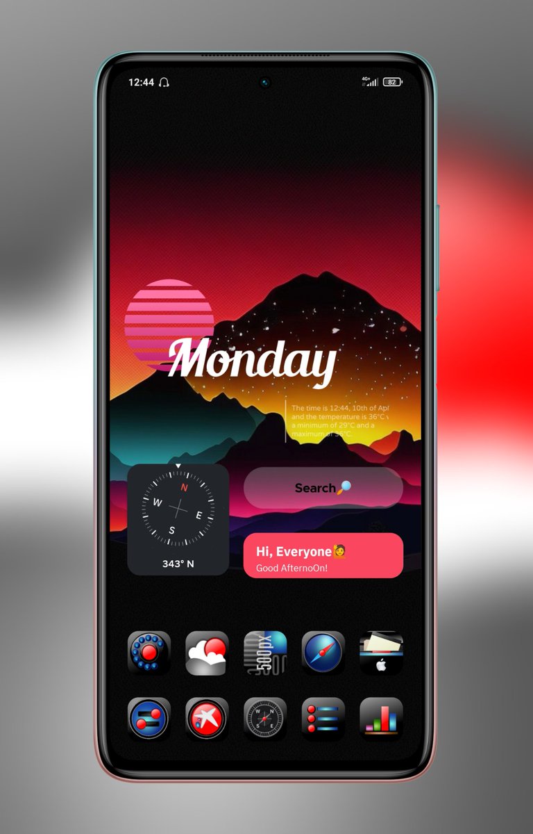 MyLoveJewels's tweet photo. 🌈Good AfternoOn!🙋
🔥Jailbreak Theme #iOnyX Icon by Me.
🔥Any Screen Wall by @AndroidTools3
🔥Titan #Widget
🔥App @SmartLauncher
🔥Template @nalankang1
#MyIconPacks #wallpaper #Andriod #iPhone #iOS16 #wallpaper #ios14homescreen #PlayStore #Desktops #wallpaperhd #kwgt https://t.co/kWK7q6oWbB