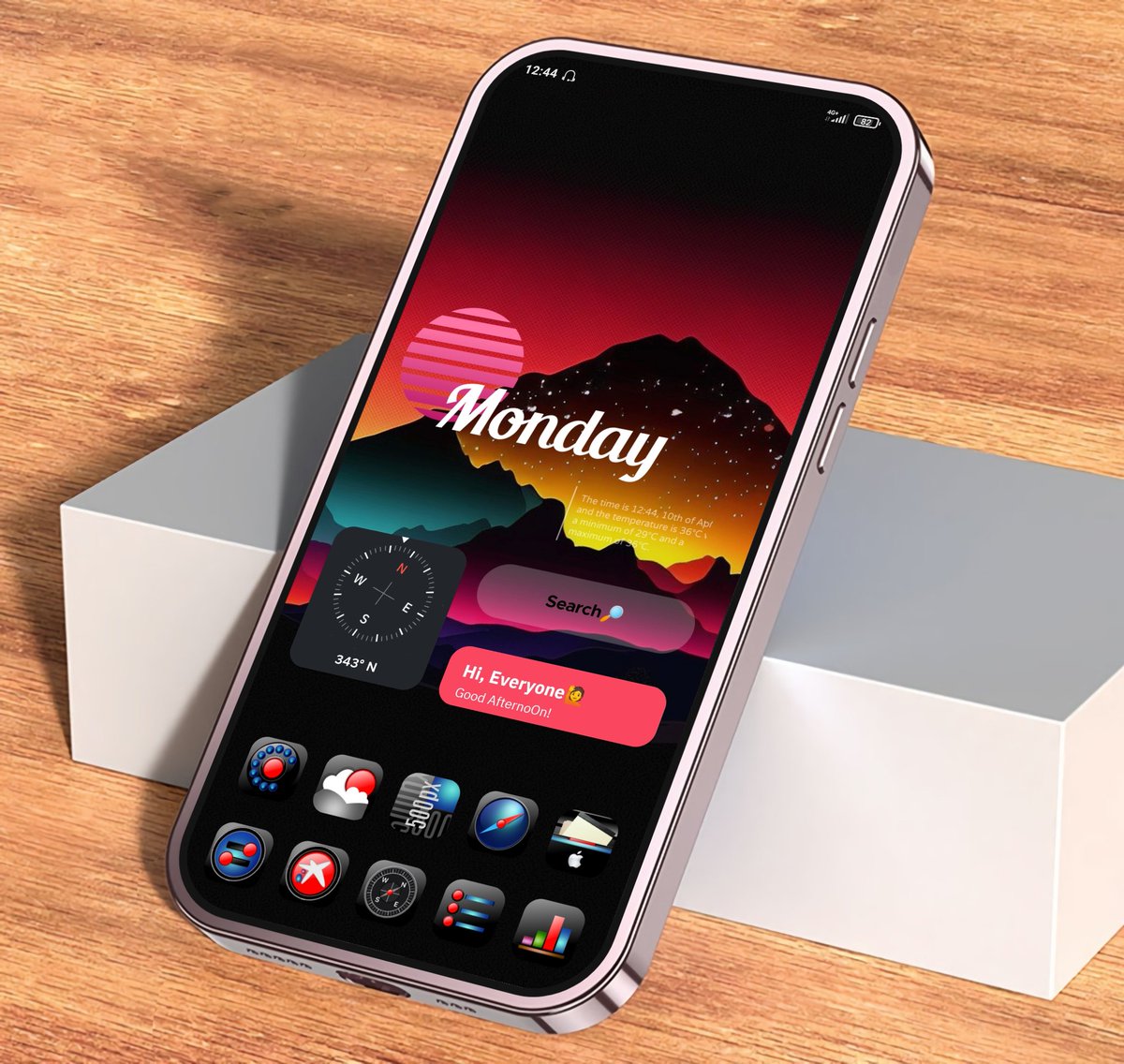 MyLoveJewels's tweet photo. 🌈Good AfternoOn!🙋
🔥Jailbreak Theme #iOnyX Icon by Me.
🔥Any Screen Wall by @AndroidTools3
🔥Titan #Widget
🔥App @SmartLauncher
🔥Template @nalankang1
#MyIconPacks #wallpaper #Andriod #iPhone #iOS16 #wallpaper #ios14homescreen #PlayStore #Desktops #wallpaperhd #kwgt https://t.co/kWK7q6oWbB
