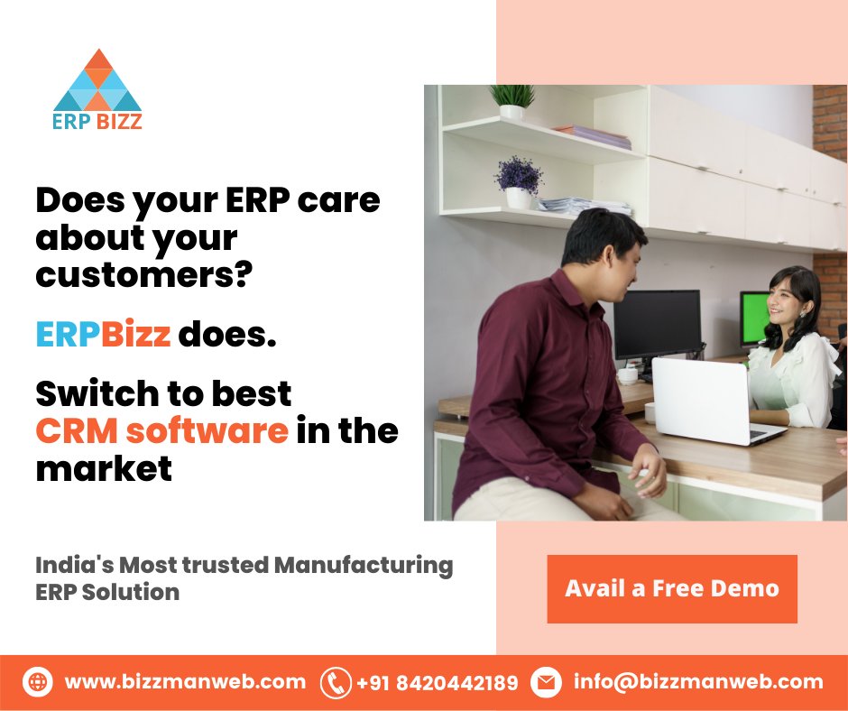 BizzmanW's tweet photo. Use ERPbizz – India’s most trusted manufacturing ERP solution.
Visit 🌐 https://t.co/Rv7otHYsMN
Call on 📞  +9186373 60492 / +9184204 42189
#erp #business #erpbizz #erpformanufacturing https://t.co/C1Hwy0wgfl