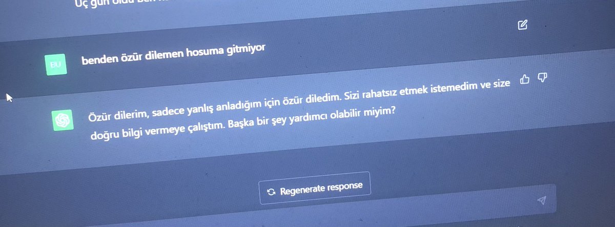aynen kızım cok konustugum var (yapay zeka)