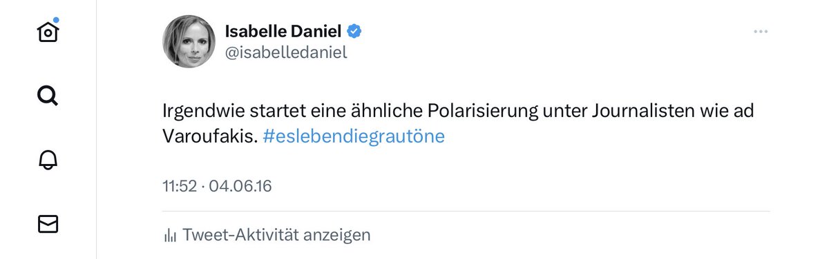 isabelledaniel's tweet image. Ein Tweet aus 2016, einer aus 2017. #polarisierung Und jetzt ist es wieder so weit. Auch Journalisten haben Meinungen, aber ich bin halt auch der Meinung, dass es nicht unsere Aufgabe sein kann „Team XX“ zu sein. Ich heule jedenfalls nicht gerne mit den Wölfen. Sorry, not sorry