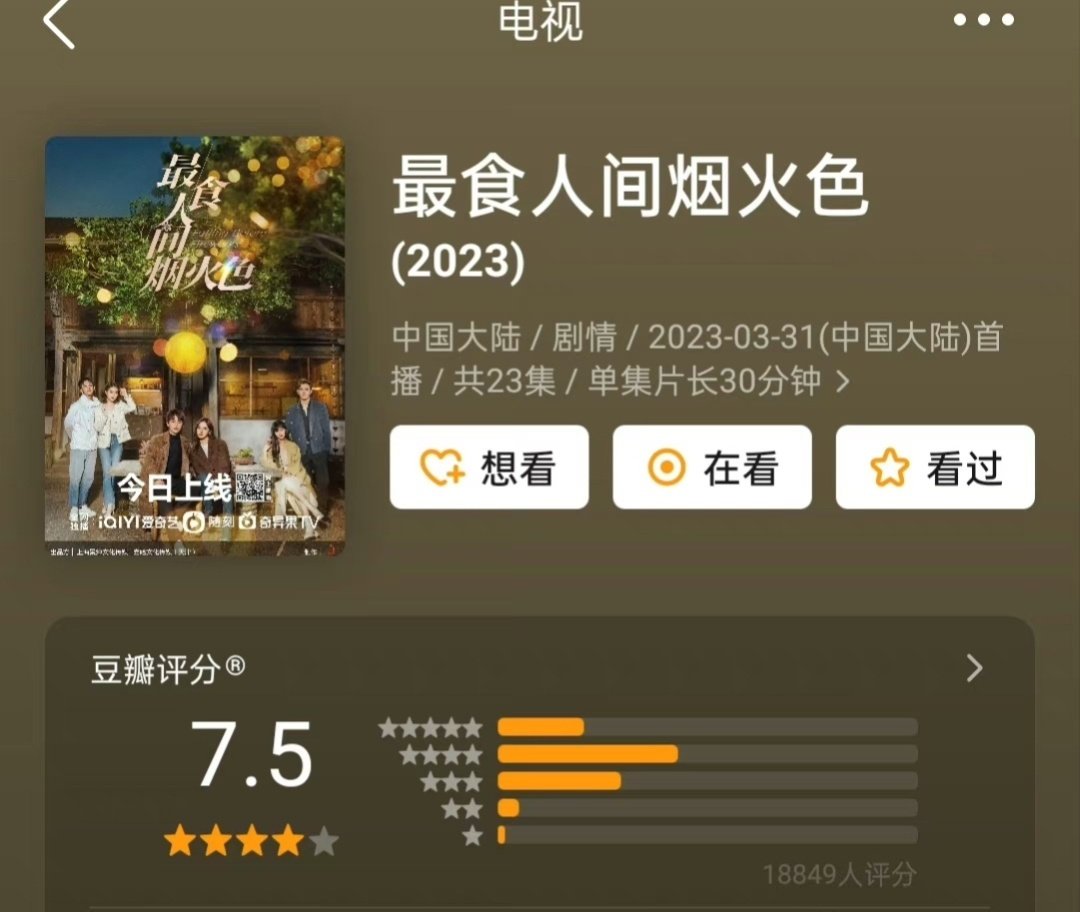 📝 iQIYI’s modern romance drama #FallingBeforeFireworks, starring #LuYangyang and #ChenXinhai scored 7.5 points on Douban.
#Cdrama