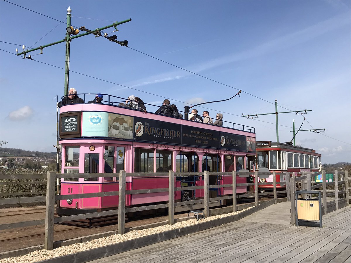 We had a lovely trip on the @SeatonTramway on Saturday