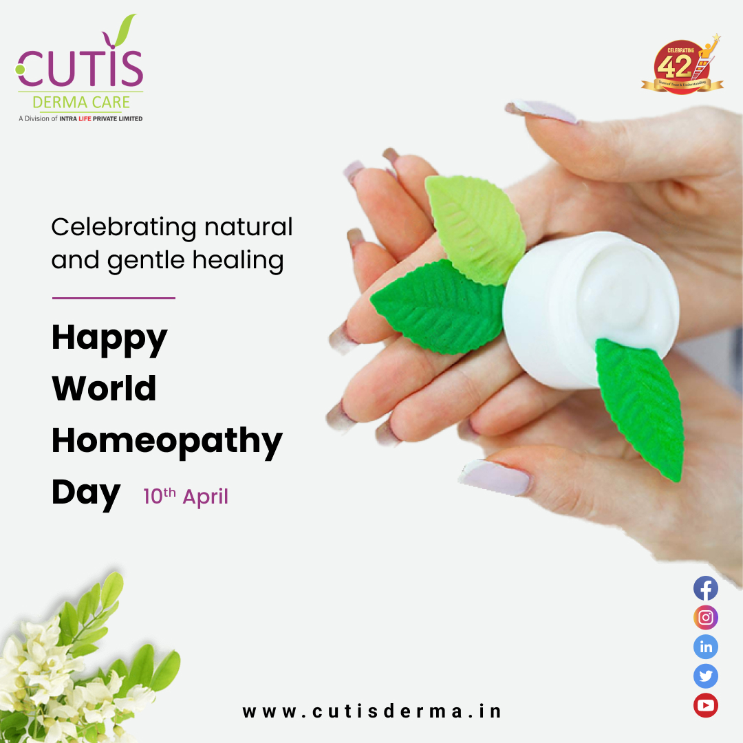 On this #WorldHomeopathyDay, let's raise awareness about the benefits of homeopathy and its role in promoting natural, safe and effective healthcare.

#cutisdermacare #worldhomeopathyday2023 #homeopathyday #homeopathyday2023 #homeopathy #healthcare #health #healing #medicine