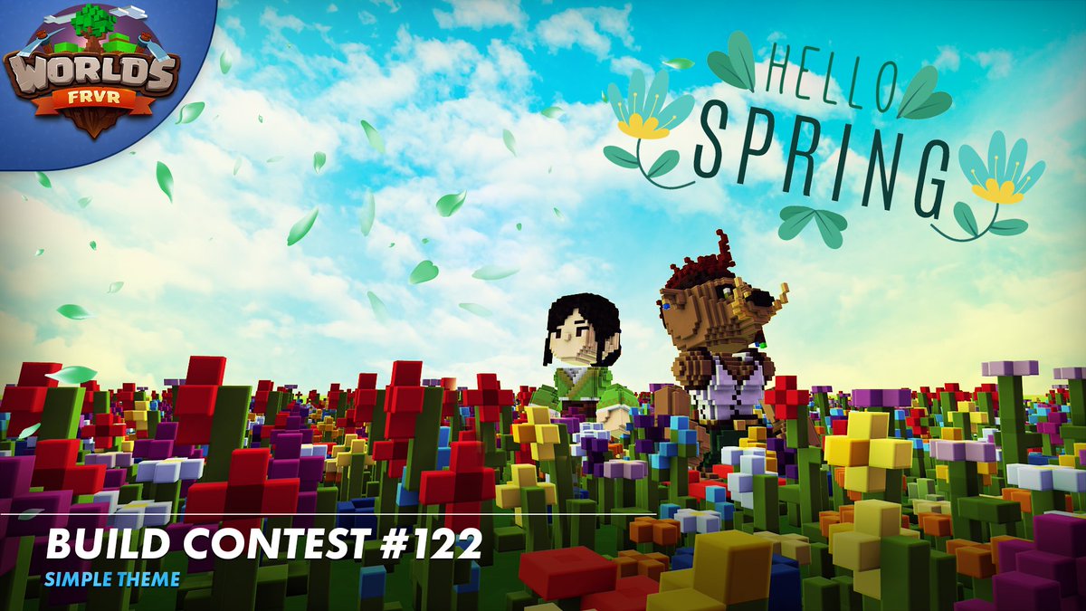 worldsfrvr's tweet photo. The latest contest is up! Create your interpretation of springtime for a chance to win awesome prizes and glory! 

NOTE: This contest has a 2 week deadline, ending April 23rd.

https://t.co/rjJDmzVnbT https://t.co/tGEhmlxle9
