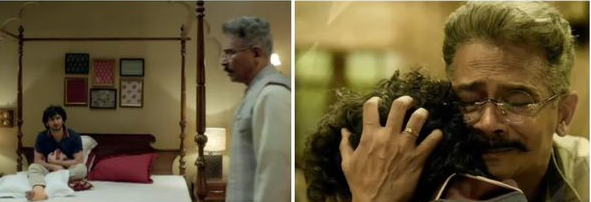 KunalFan22's tweet photo. Vulnerable Mohis has spell the beans & told whole truth to him....then again he was abandon by his father...expressions on his face..that fear of loosing them gain...when he left his hand....#KunalKaranKapoo reyes were saying so many unsaid words..What a beautiful piece of acting https://t.co/uRMhTWQoSh