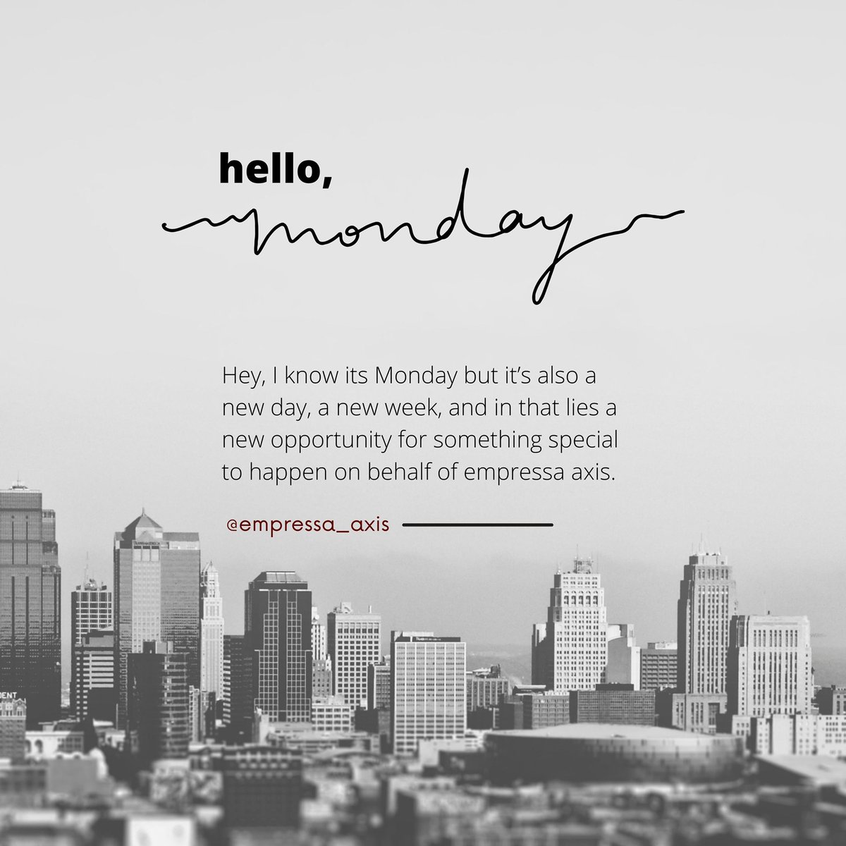 EmpressaAxis's tweet image. Hey, It’s a Monday…

@empressa_axis #computermaintenance #networking #itequipment #webdesign #mobilappdevelopment , etc