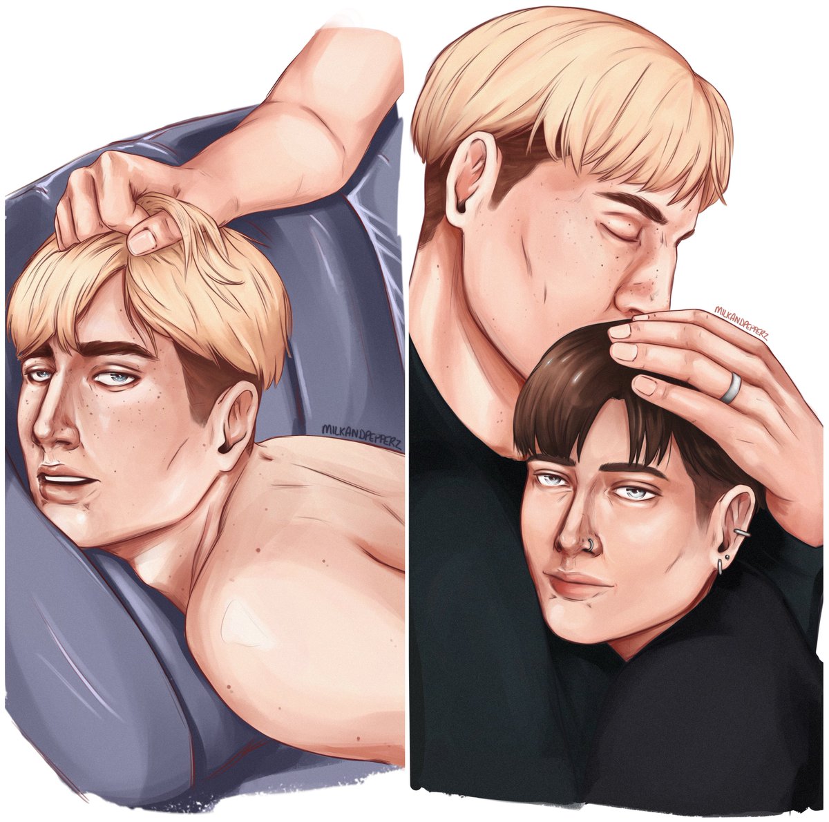 milkandpepperz's tweet photo. sometimes like this / also like that 🤞💃🏻
#rivaeru #リヴァエル #erwinsmith #leviackerman #bottomerwin https://t.co/FsuykQuR5R