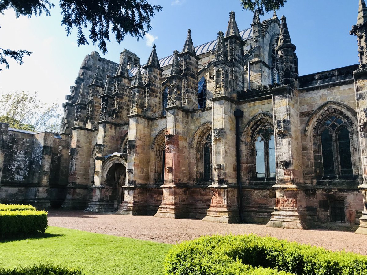 PtmurtonG's tweet photo. Grand Tours of Scotland’s Rivers unveils the mysteries of Roslin Chapel on the river North Esk tonight BBC One 18:00. https://t.co/qsMXsimBrz