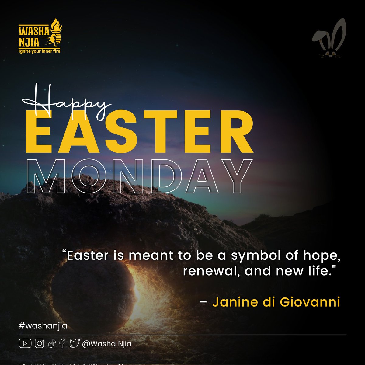 WashaNjia's tweet photo. Happy Easter Monday. Remember to be kind and spread love.
#WashaNjia 
#Digiredio
#Easter2023 https://t.co/GEtbHzQ1ND