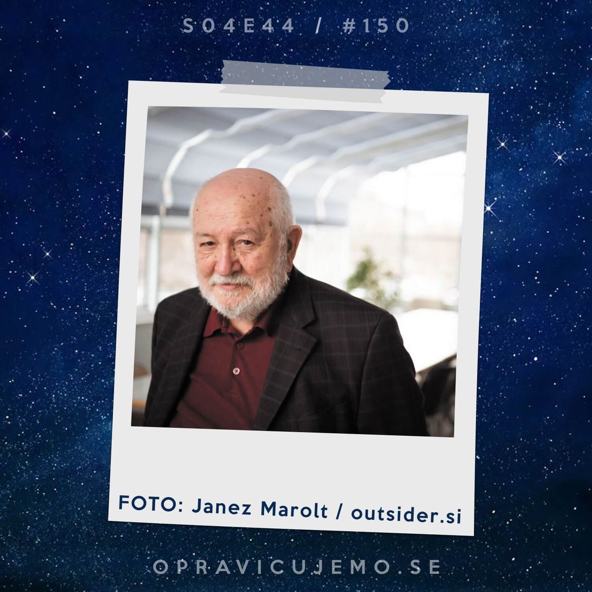 Ker je tak dan in ker smo pri epilogu 4. knjige in pri koncu trilogije v štirih delih, je v zadnji epizodi naš gost ... 🥁

prof. dr. Alojz Kodre, 👍🙏🐬 

ki odgovori na 3 vprašanja o življenju, vesolju in sploh vsem. Pa lep preostanek praznikov vsem! 🌼

opravicujemo.se/150/